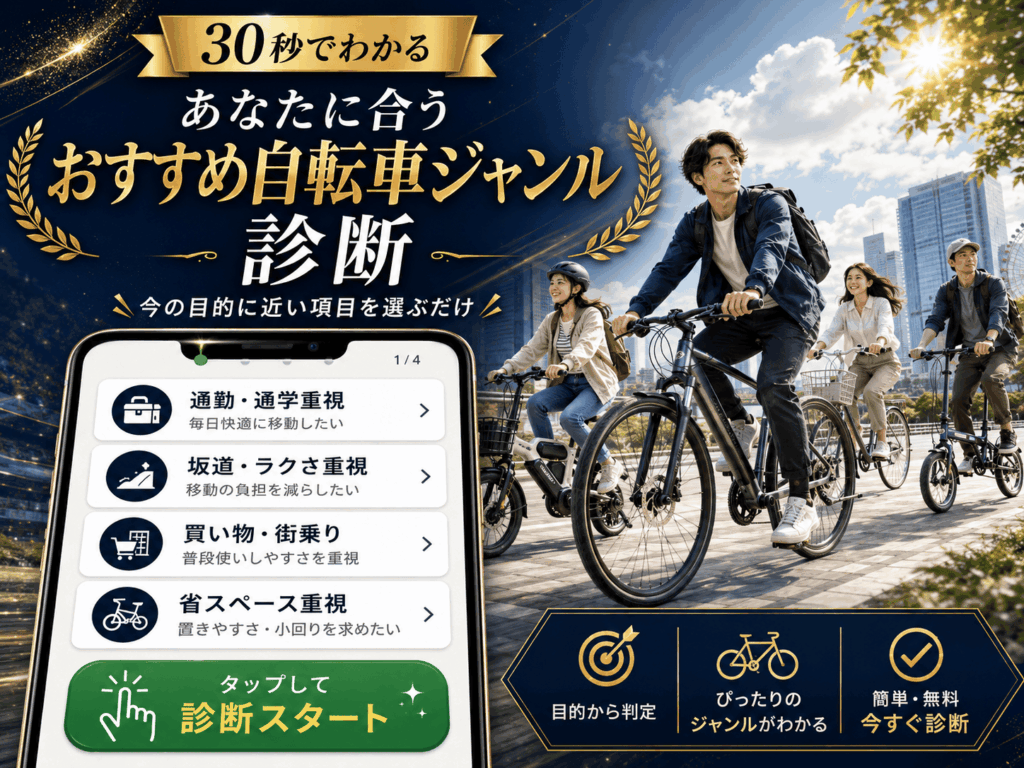 自転車ジャンルの比較チェック